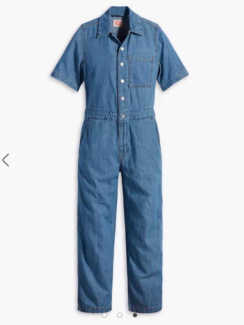 Levi's Short Sleeve Heritage Jumpsuit- Size Small
